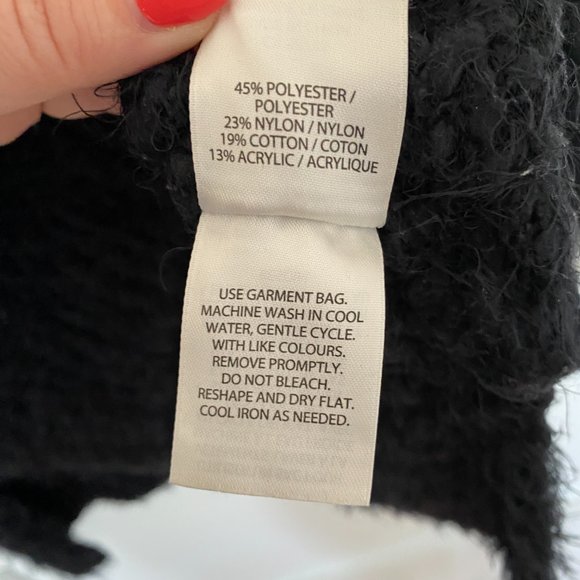 Fluffy Oversized Cowl Neck Sweater - Picture 5 of 5